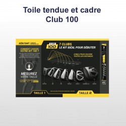 Toile tendue & cadre CLUB 100