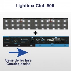 Lightbox CLUB 500 - gauche - droite