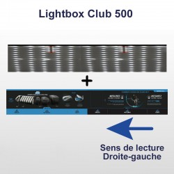 Lightbox CLUB 500 - droite - gauche